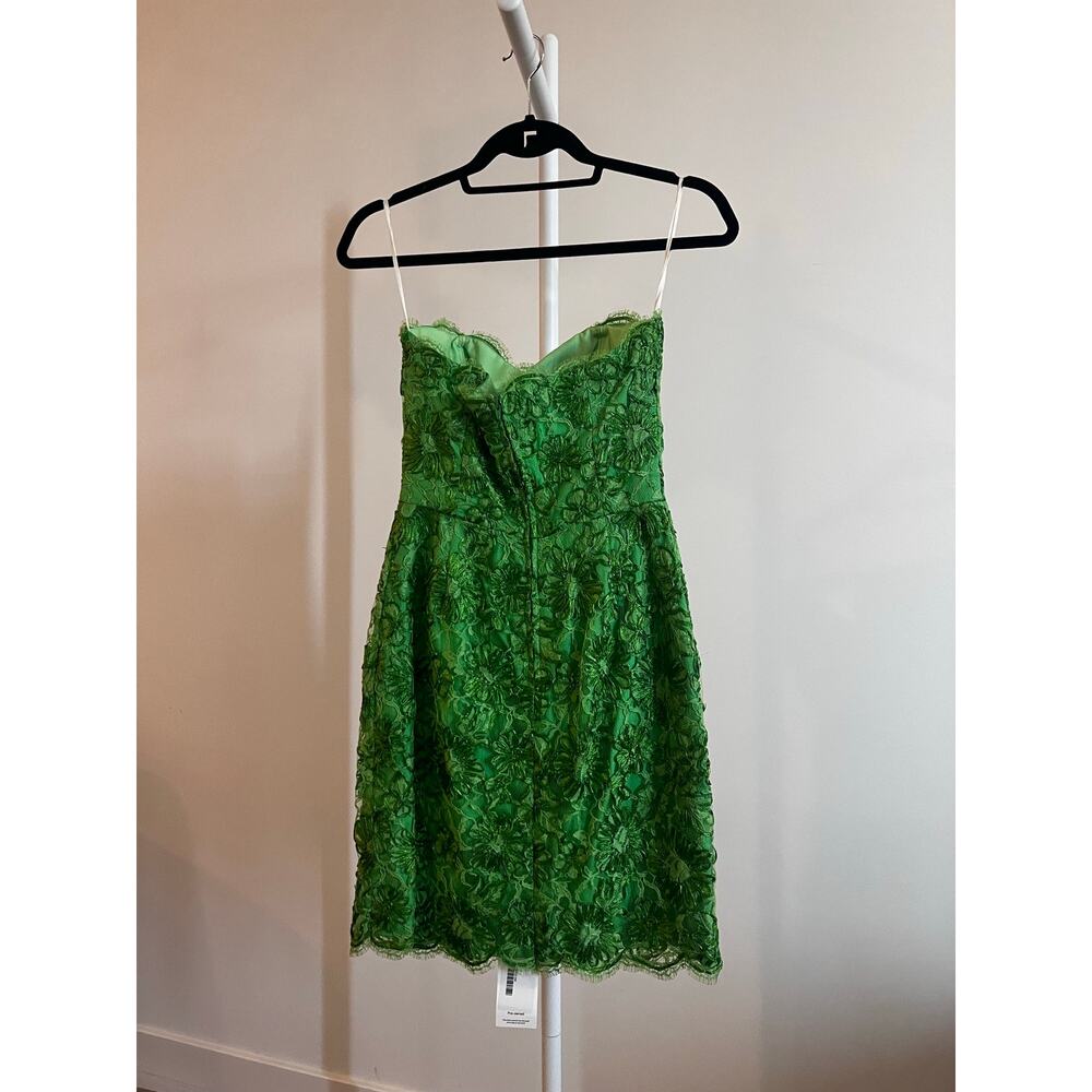 RUNWAY 1992 - Vintage Lime Green dress size M Michael Kors - Picture 9 of 9